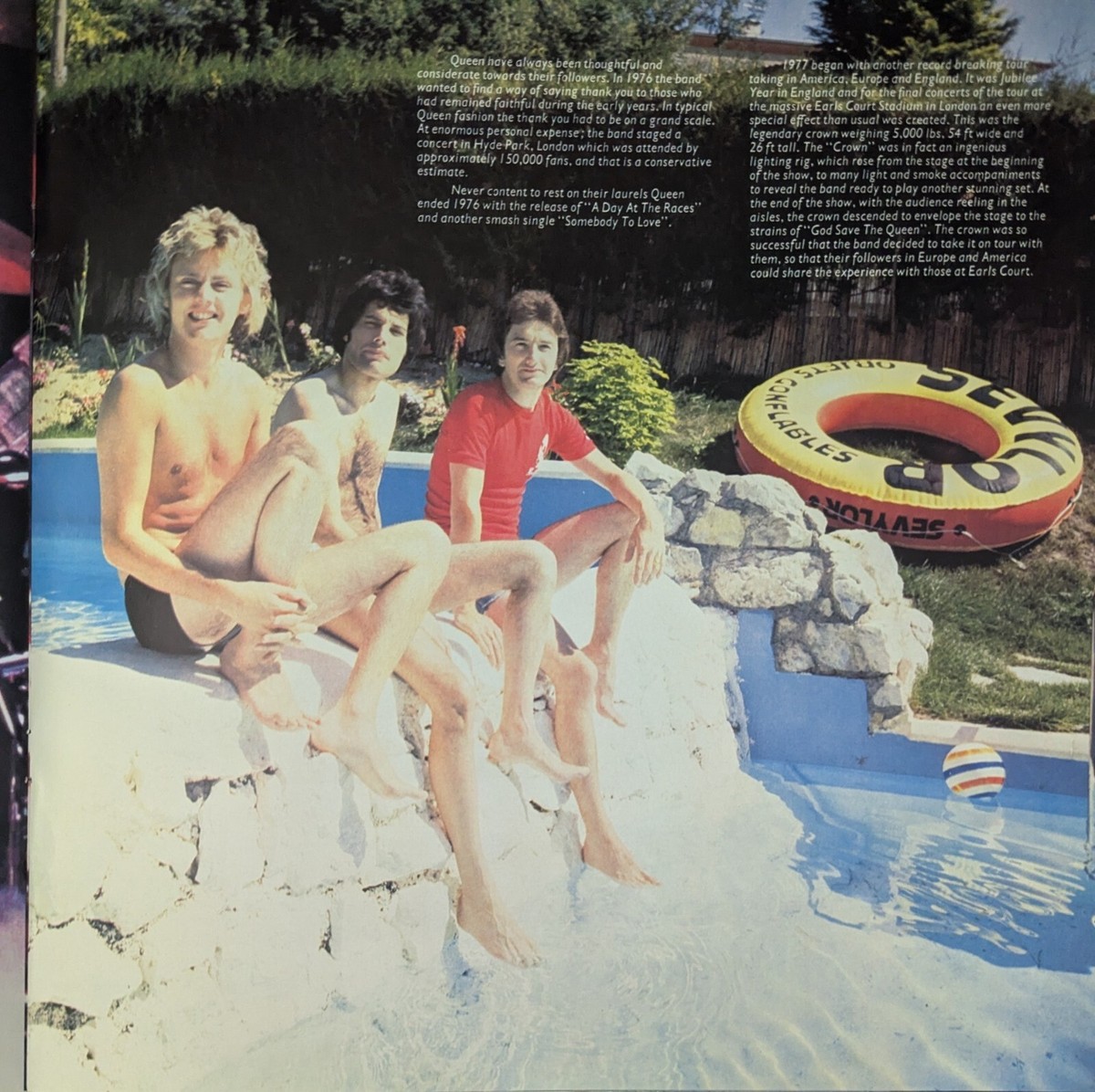 QUEEN Jazz Concert Tour Program Book. USA 1978 Tour. Freddie