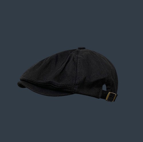 Women Casual Driving Beret Newsboy Hat Cap Cotton Blend Button Classic Flat Hat - Picture 2 of 16