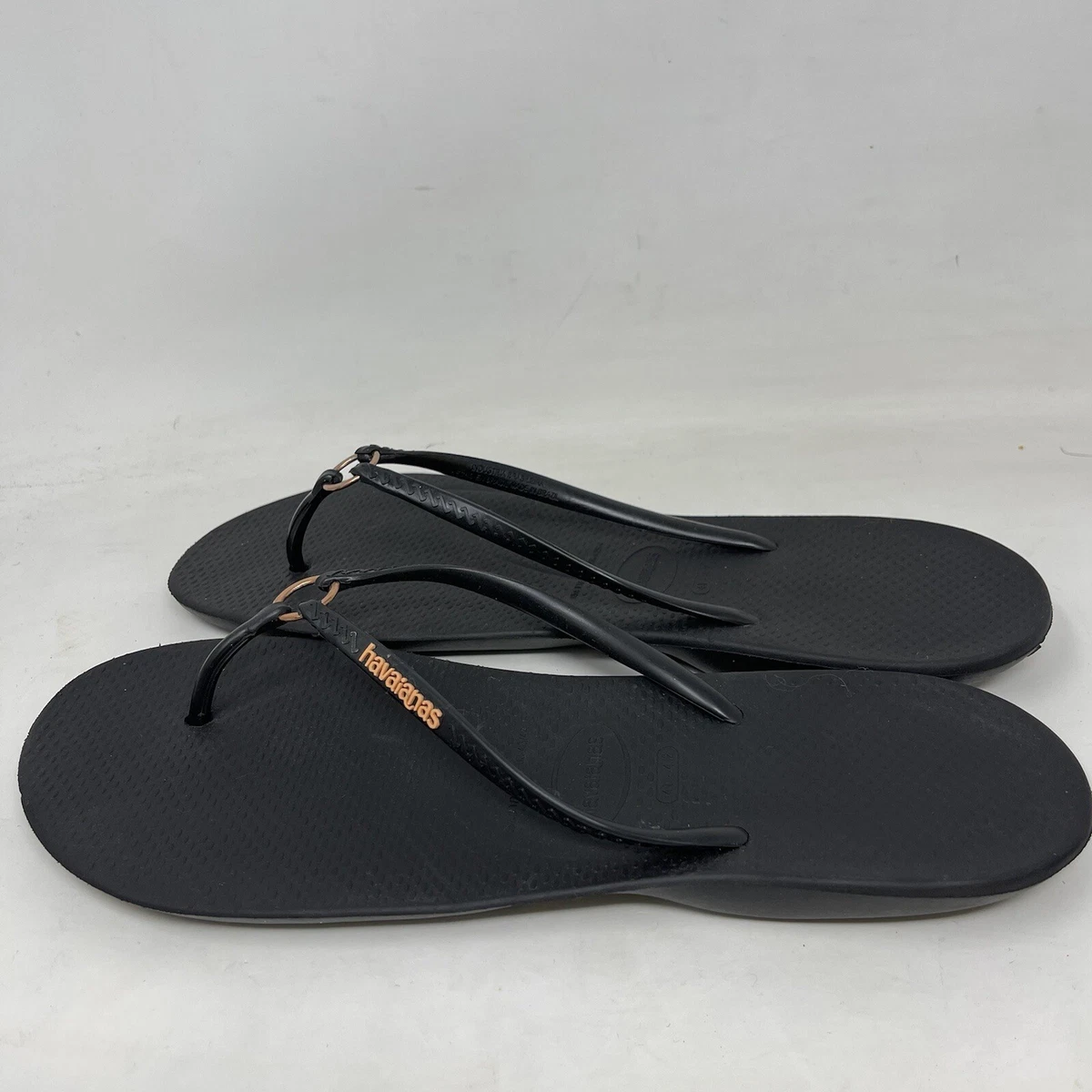 Black and rose sales gold havaianas