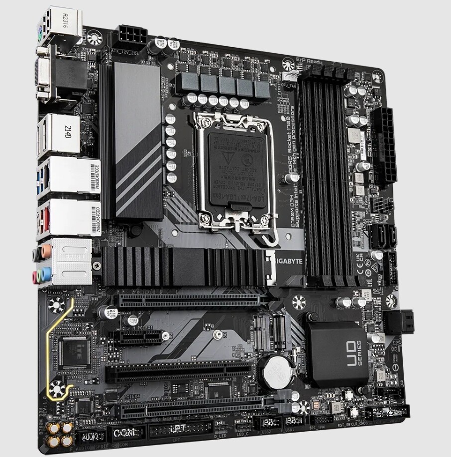 CPU i3 14100 GIGABYTE B760M D3H NeweggBusiness - GIGABYTE B760M D3H LGA 1700 Intel B760 M-ATX