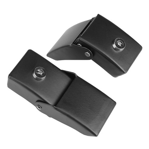 Auto Car AntiTheft Metal Locking Hood Lock Catch Latches Kit & Keys