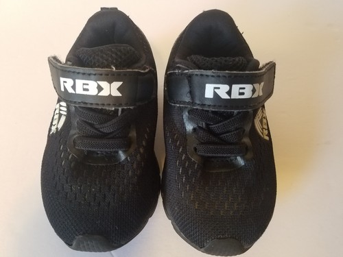 RBX Reebok boys black strap pull on 