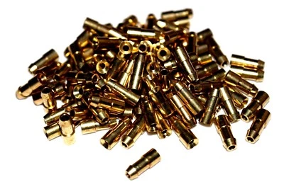 STERLING Uninsulated Brass Bullet Terminal Connector 4.7mm Crimp Type Up to 2mm ² Cable