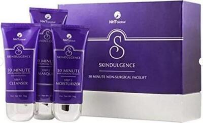 NHT Global Skindulgence  Cleanser 30 Minute Firming System Set Younger Skin NEW