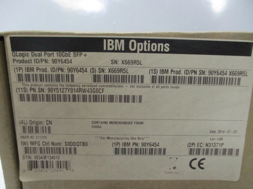 IBM 90Y6454 Qlogic Dual Port 10GbE SFP+ Embedded VFA for IBM System x - Image 2 of 4