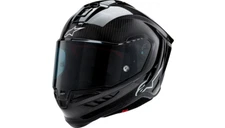 Alpinestars Supertech R10 Motorcycle Helmet Black Carbon Size Large L