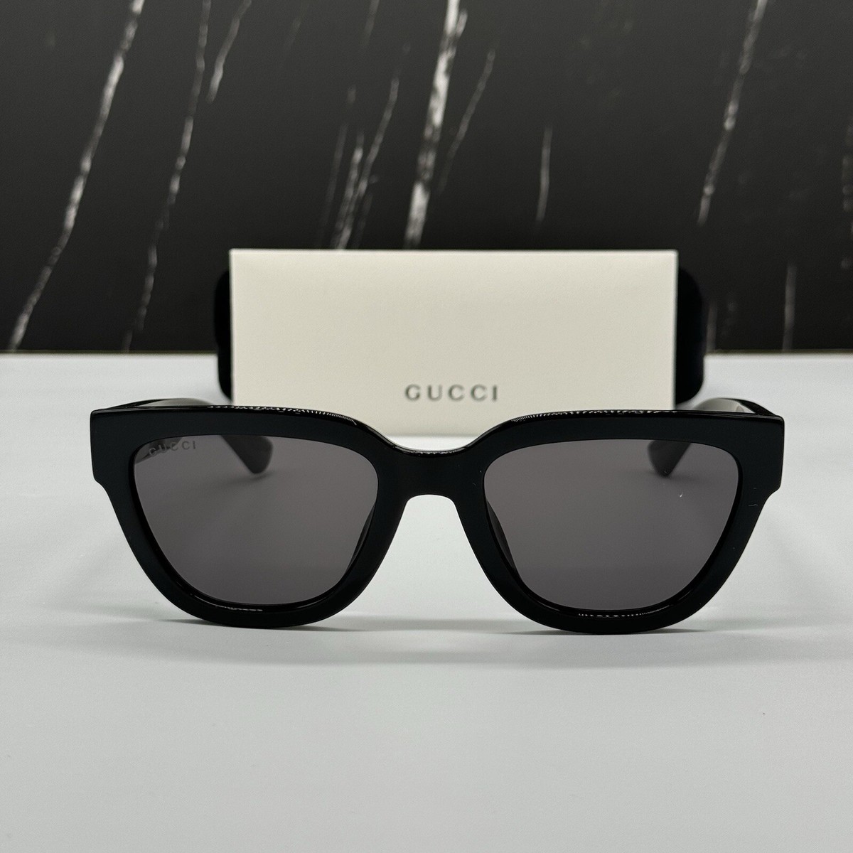 NEW GG1578S 001 GUCCI BLACK GREY CAT EYE WOMEN GUCCI SUNGLASSES | eBay