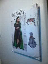 McCall's M8127 Sorceress Witch Peplum Dress & Bolero COSTUME Size 6-14