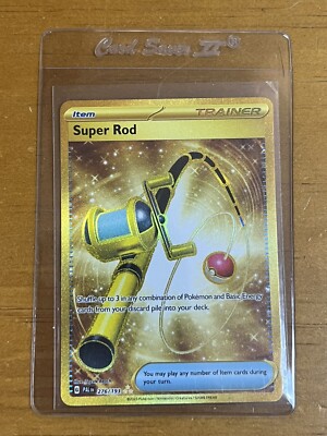 Pokemon Card Super Rod 276/193 Paldea Evolved Full Art Gold Hyper Rare card | eBay Pokemon Card Super Rod 276/193 Paldea Evolved Full Art Gold Hyper Rare card | eBay