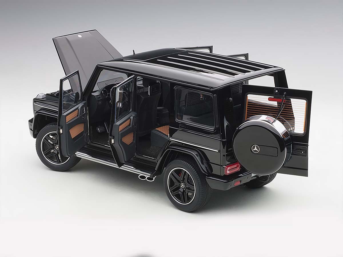 AUTOart 76322 Mercedes AMG G 63 1/18 Model Car - Gloss Black for