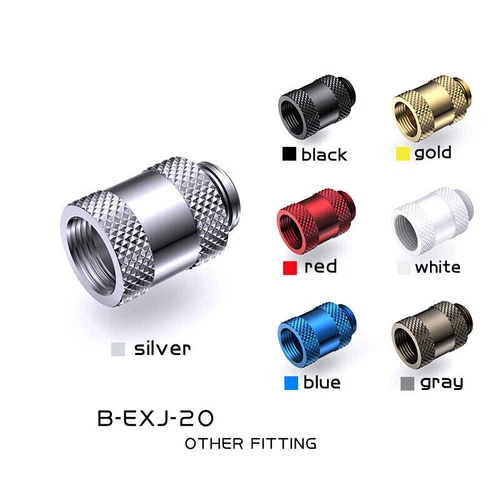 Bykski B-EXJ-20 G1/4" Male To Female Extension Connector Fitting(Extend 20mm)