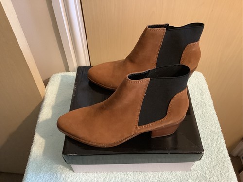 Miss K G Spider Tan Suede Ankle Boots 