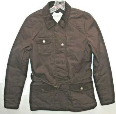 FAT FACE United Kingdom women's Sussex Brown rain coat jacket