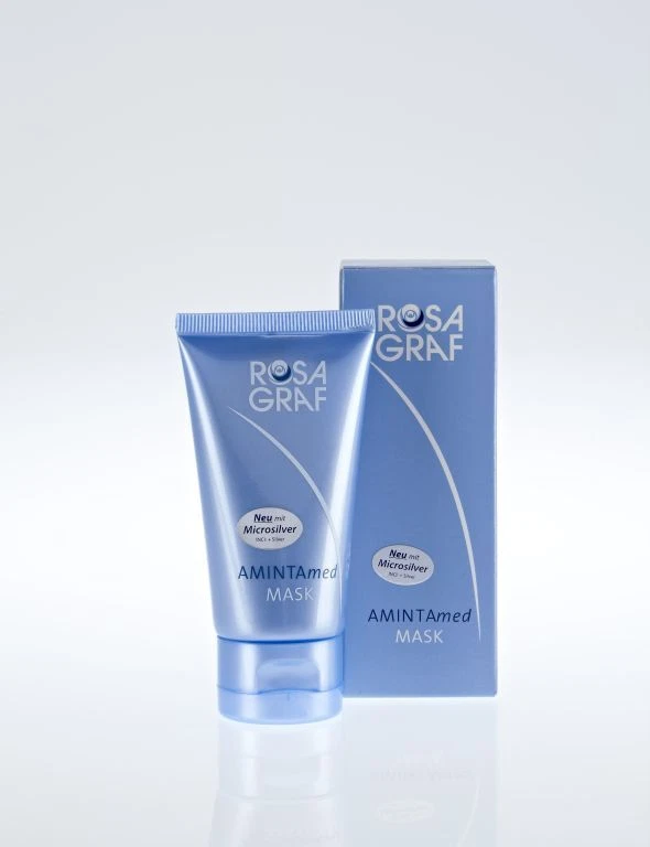 Rosa Graf Amintamed Mask Packung mit Mikrosilber fettige & unreine Haut