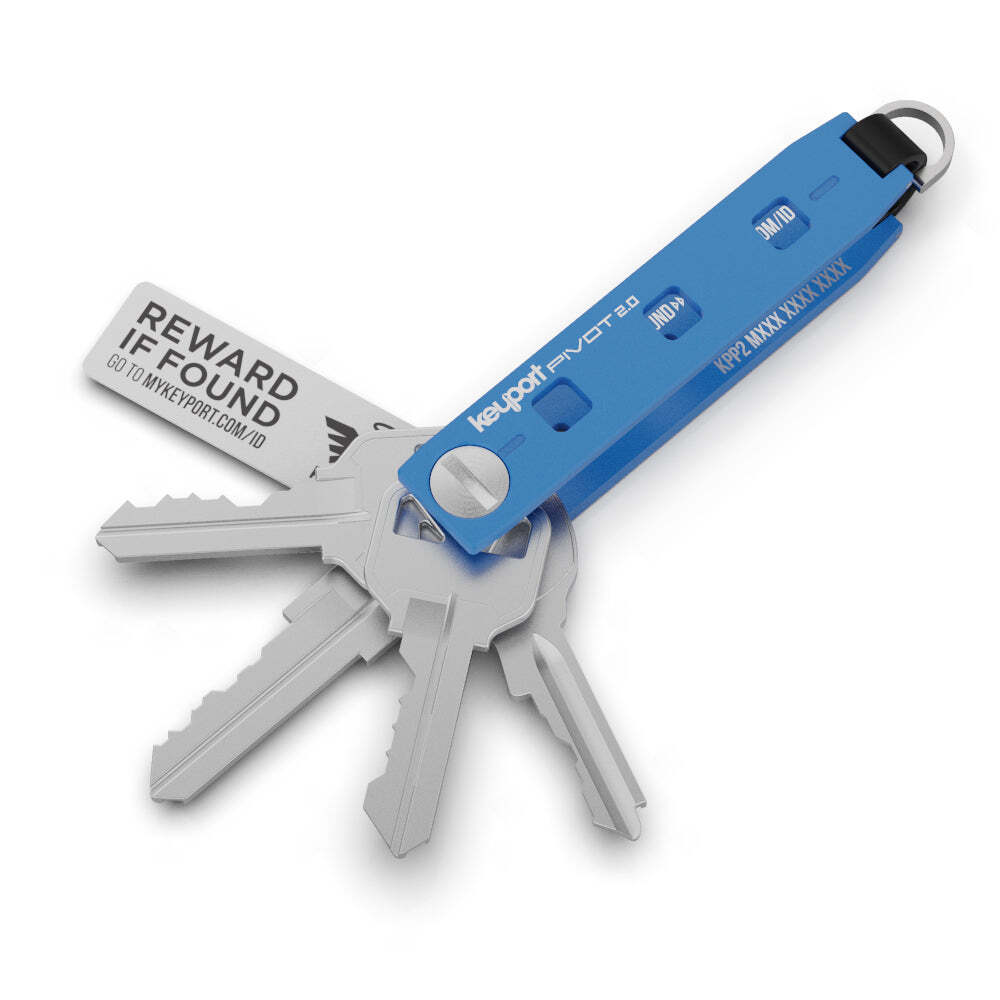 Keyport Pivot 2.0 - Aluminum Premium Key Organizer Keychain EDC