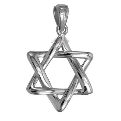 Platinum 950 Religious Jewish Star of David Pendant exclusive item