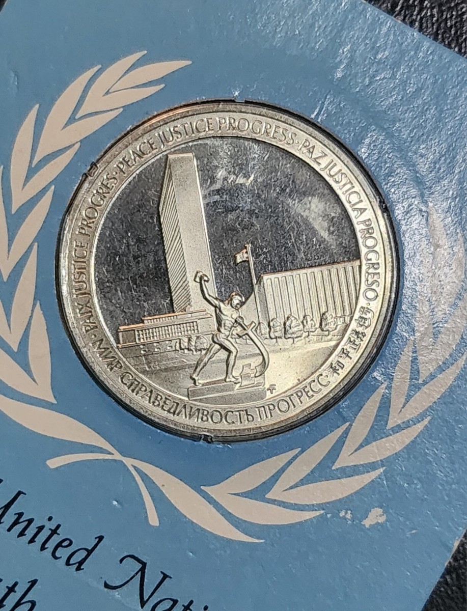United Nations 25TH Anniversary STERLING SILVER Medal | eBay