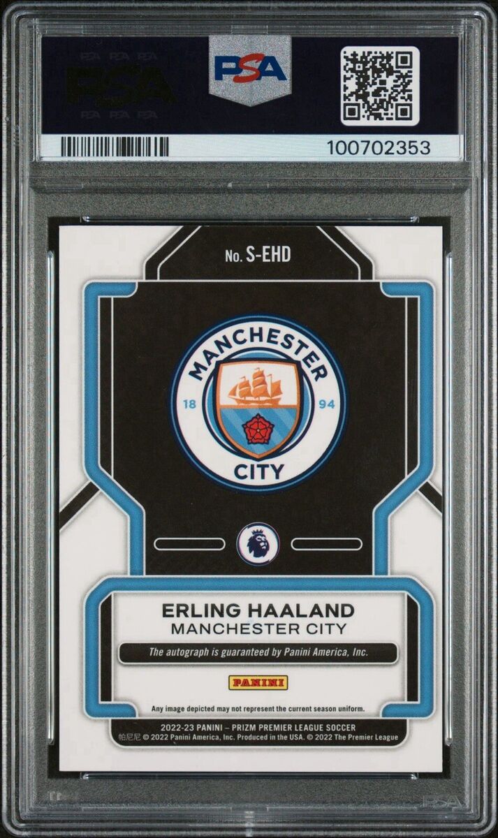 2022-23 Panini Prizm Premier League - Signatures Erling 2022-23 Panini Prizm Premier League - Signatures Erling