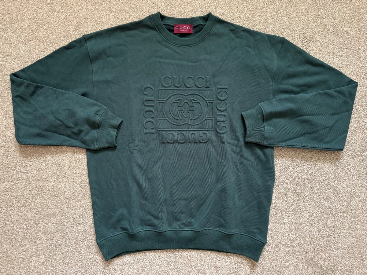 Gucci Crew Neck Green Sweaters for Men for sale | eBay