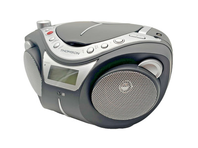 CD Player Schwarz Stereo Radio USB CD Spieler tragbar FM MP3 - Thomson RCD203U
