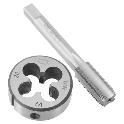 Kit de matrices UNF 1/2-20 UNF robinet HSS mod��le 1/2-20 remplacement UNF main - Photo 1/4