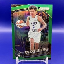 2025 Panini Prizm WNBA #53 Natisha Hiedeman Green Prizm - Minnesota Lynx