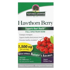 Hawthorn Berry, 90 Vegetarian Capsules 500 mg per Capsule 