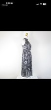 Michael Michael Kors metallic floral halter midi dress, Size Medium