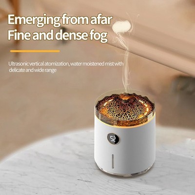 Entspannung in jedem Atemzug Flamme Luftdiffusor Aroma Diffuser Öl Diffusor 350