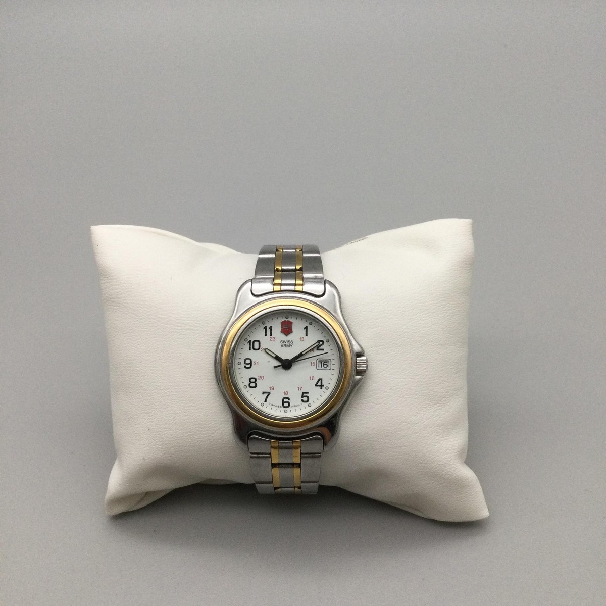 Swiss Army Womens Watch 30mm Two Tone Stainless Date New 
