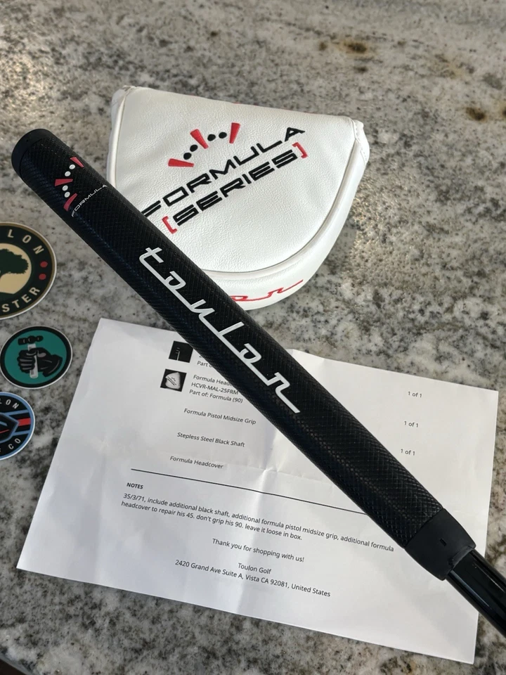 Toulon Formula 90 Putter 35” – Custom Spec – Black Stepless Shaft – Brand New - Image 4 of 4