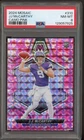 2024 Panini Mosaic Camo Pink #310 JJ McCarthy RC Vikings PSA 8 NM-MT