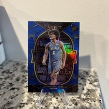 2022 Panini Select Jaylin Williams Concourse Level Rookie Blue Prizm Color Match
