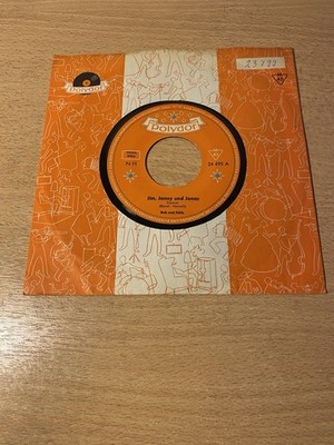 7'' BOB & EDDY * Jim, Jonny und Jonas / Buh Huh (DEUTSCHER SCHLAGER)