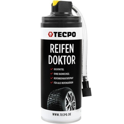 1x400ml TECPO REIFEN DOKTOR DICHTMITTEL PANNENHILFE REIFENDICHT AUTO FAHRRAD