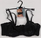 M&S Multiway Strapless Bra Underwired Non Padded Black Womens Multi Size