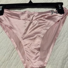 JUICY COUTURE INTIMATES 1 PACK BIKINI PANTIES LARGE NYLON SPANDEX PINK