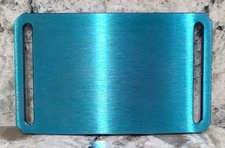 GRIP6 BELT BUCKLE - TITANIUM in BLUE - for WOMEN and MEN - 1.5 INCH WIDE