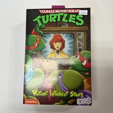 NECA TMNT April O'Neil Cartoon Mutant Interest Story Ultimate Figure NIB