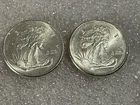 1/4 Oz .999 Silver Rounds-Walking Liberty-Highland Mint-Lot Of 2 (1/2 Oz Total)