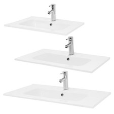 Lavabo éncastre en céramique