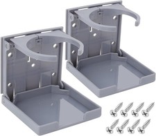 2 Pcs Adjustable Folding Drink Holders Auto Cup Holder For Truck Van Rv Boat 2 Pcs Adjustable Folding Drink Holders Auto Cup Holder For Truck Van Rv Boat