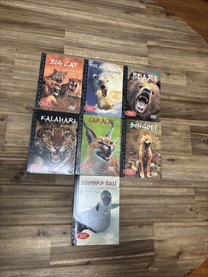 Lot of 7 Natural Killers: Predators Close-Up DVDs 1999 IMP DVD & BOOK All Sealed