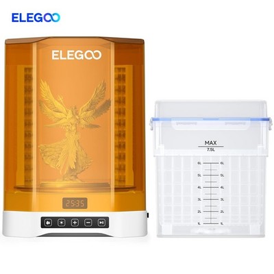 ELEGOO Mercury Plus V3.0 Wash and Cure Station 7.5 L Large Capacity Fit MSLA LCD