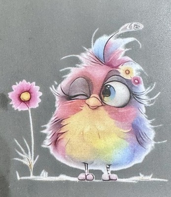 Vogel Vögel Transfer Bügelbild Wärmeübertragung auf Kleidung Textil (01)