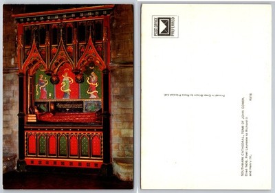 Continental Exeter Cathedral Tomb Postcard