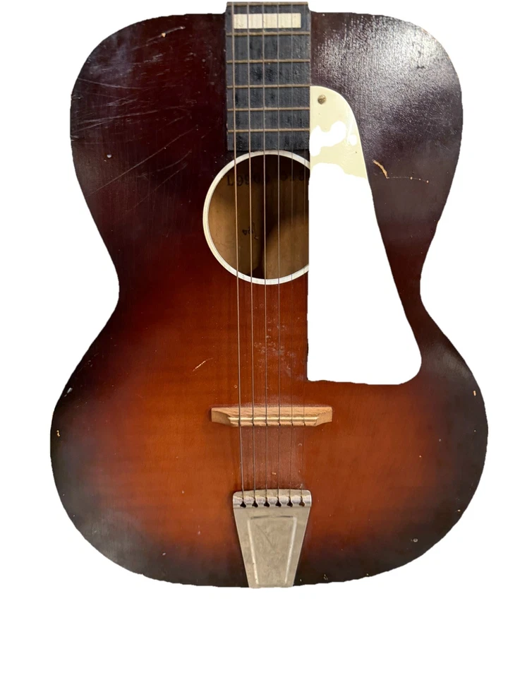 Guitarra Acústica Vintage Modelo Beltone Tamaño Concierto Hecha en Alemania Foto 3 de 4