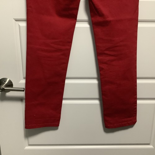 STYLE&CO DENIM Red Stretch High Rise Jeans Women’s Sz 6 - Picture 6 of 7