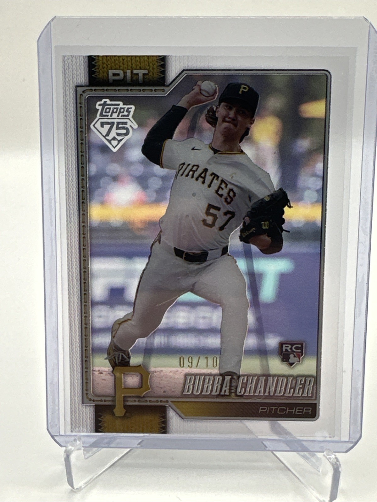 2026 Topps Baseball Bubba Chandler Clear(acetate) /10 #283 Pittsburgh Pirates RC