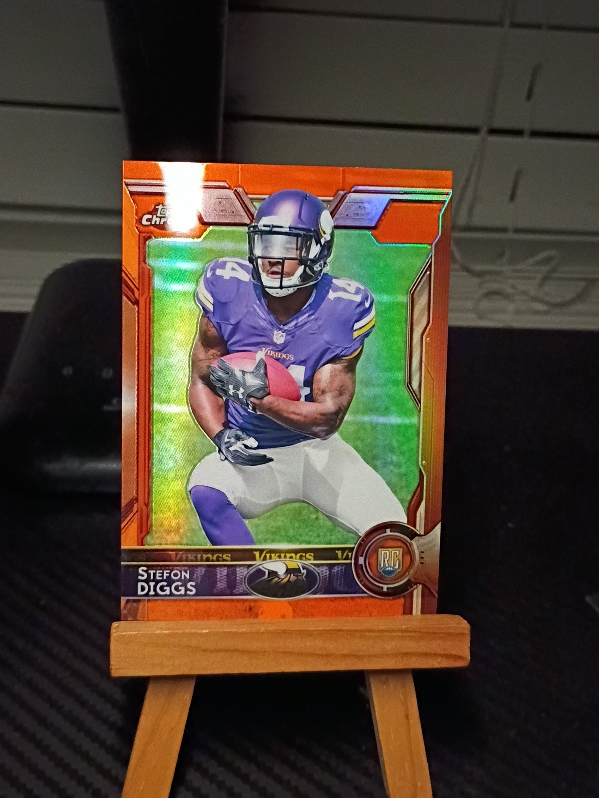2015 Topps Chrome - Rookies Orange Refractor #148 Stefon Diggs (RC)